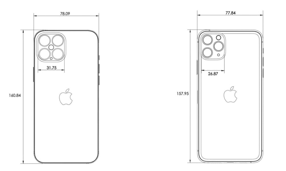Bản CAD mới tiết lộ thông tin liên quan thiết kế của iPhone 12 Pro Max